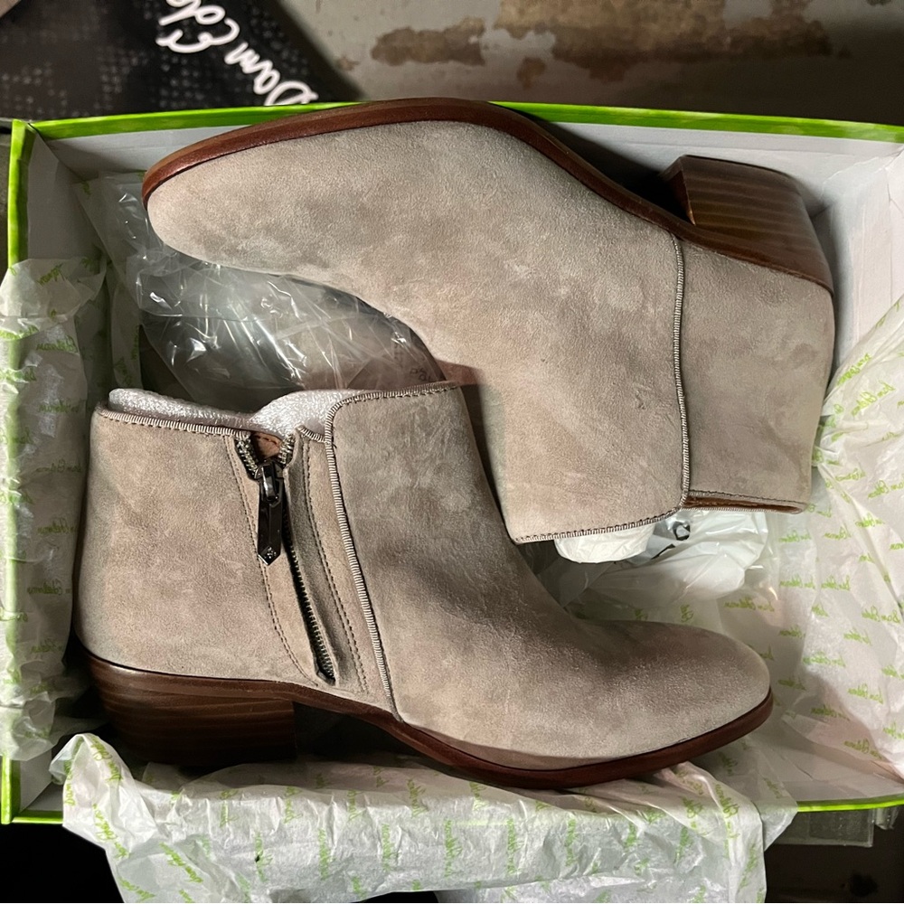 Sam Edelman suede booties.